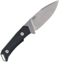 (Small Dent In Handle) Open Box/Returned Mikkel Willumsen Large Despot Fixed Blade Knife Black G10 Handle Plain SW Blade