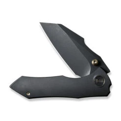 WE High-Fin Folding Knife Black Titanium Handle 20CV Plain Black Blade WE22005-1 -Best Knifes Store 1a83648c fb24 43fb a0c5 4e961c4cc54a 09328.1666202151