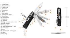 Ruike Multi-Tool Black G10 Handle 12C27 Plain/Serrated Edge RKM61B -Best Knifes Store 61B 00609.1645813912
