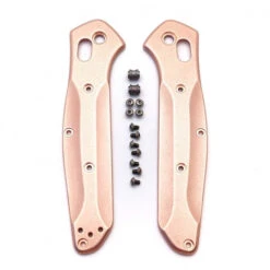 Flytanium Stonewash Copper Handle Kit For Benchmade 940 Osborne Series Knife