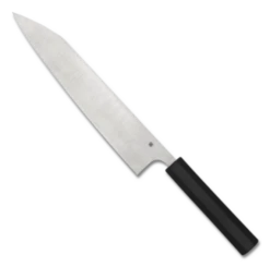 Spyderco Minarai Gyuto Kitchen Knife Black Polypropylene Handle CTS BD1N Plain Edge K19PBK