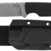 Zapas Fixed Blade Knife Black G10 Handle Carbon Steel Plain Edge Stonewash Finish HAN-ST-G10-BL -Best Knifes Store 8555 79957.1694191051