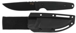 Zapas Fixed Blade Knife Black G10 Handle Carbon Steel Plain Black Blade HAN-CE-G10--BL