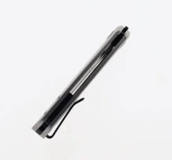 Divo Buzz Reverse Tux Folding Knife Bead Blast Titanium Handle 20CV Plain Edge Blackwash Finish -Best Knifes Store DIVO BLACK BLADE STONE HANDLE 04 51961.1686066042