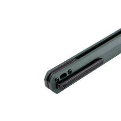 Tekto F2 Bravo Folding Knife Green G10 Handle W/Black Accents D2 Drop Point Plain Black Blade -Best Knifes Store GF 5 78056.1686856471