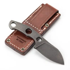 Giant Mouse Knives GMF1 Fixed Blade Knife N690 Handle/Blade Plain Edge Stonewash Finish -Best Knifes Store GFM 1 49654.1695826061