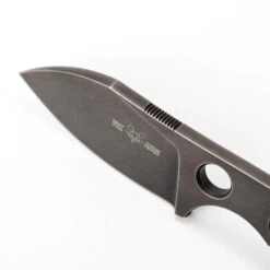 Giant Mouse Knives GMF1-F Fixed Blade Knife M390 Handle/Blade Plain Edge Dark Stonewash Finish -Best Knifes Store GFM 3 43471.1695826748