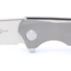 TwoSun Folding Knife Gray Titanium Alloy Handle M390 Cobra Plain Edge TS190 -Best Knifes Store IMG 1075 84662.1613161949