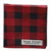 Issuing Stitches 10 X 10 Microfiber Knife Cleaning Cloth Hank Red & Black Plaid -Best Knifes Store ISSUING STITCHES RED AND BLACK PLAID 10X10 01 16211.1676396988