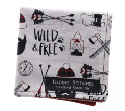 Issuing Stitches 7 X 7 Microfiber Knife Cleaning Cloth Hank Wild And Free