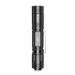 Wuben L50 Rechargeable 18650 EDC Flashlight Black Aluminum Body 1200 Lumens