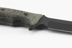 Chris Reeve Pacific Fixed Blade Knife Black Canvas Micarta Handle 4V Clip Point Plain Black Blade PAC-1000 -Best Knifes Store PAC 3 81993.1682693454