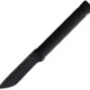 Panacea X Firefly Fixed Blade Neck Knife Fowler Grind Black Handle Plain Edge Black Blade -Best Knifes Store PNX001 42727.1685726722