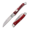 Rosecraft French Broad Jack Folding Knife Red Apple Bone Handle D2 Wharncliffe Plain Edge Satin Finish RCT007