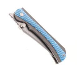 TwoSun Folding Knife Titanium/G10 Handle 14C28N Plain Edge TS283-G10 -Best Knifes Store TWOSUN 283 G10 01 37444.1689694216