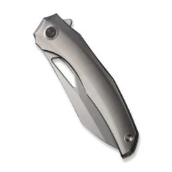 WE Ignio Folding Knife Polished Bead Blast Titanium Handle 20CV Wharnto Plain Edge Silver Bead Blast Finish WE22042B-4 5 WE Ignio Folding Knife Polished Bead Blast Titanium Handle 20CV Wharnto Plain Edge Silver Bead Blast Finish WE22042B-4 -Best Knifes Store WE22042B 4 Ignio 4 56993.1695951785
