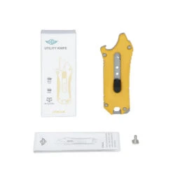 Olight OTACLE-YELL EDC 5 In 1 Utility Tool Yellow G10 Handle SK2 Steel -Best Knifes Store YLL 5 44878.1687488471