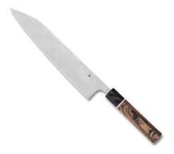Spyderco Itamae Gyuto Kitchen Chef Knife Burl G10 Handle Plain Edge K19GPBNBK