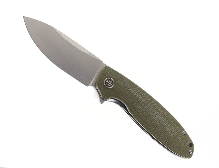 Petrified Fish Terra Flipper Pocket Knife Green Micarta Handle Stonewashed D2 Blade PF-B01-GRMW Petrified Fish Terra Flipper Pocket Knife Green Micarta Handle Stonewashed D2 Blade PF-B01-GRMW -Best Knifes Store c893ab7e df92 4ad6 ac0c e1d63b43b5b2 34663.1668022957